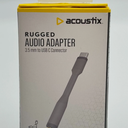 ACOUSTIX RUGGED AUDIO ADAPTER CCY 3,5MM TO USB C  BLACK