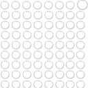 72PCS Clear Plastic O-Ring Shower Curtain Hooks - Modern Bathroom Rings for Smooth Gliding, Heavy Duty Hanging Loops, Easy Install Decor