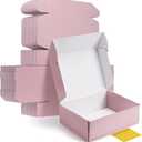 HORLIMER 12x9x4 inches Shipping Boxes Set of 20, Pink Medium Corrugated Cardboard Gift Mailer Box