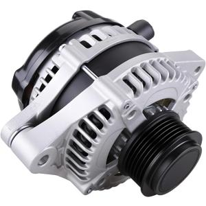11573N New Alternator Compatible with 2011 2012 2013 for Honda Odyssey V6 3.5L, 2012-2015 for Pilot, 2012-2014 for Ridgeline, 130Amp 6-Groove Pulley Alternators 104210-1240 31100-RV0-A01 9764219-124