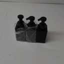 3 Pack 15oz/450ml Foaming Soap Dispenser Plastic Foam Pump Bottle Refillable Liquid Soap Container for Shampoo Body Hand Wash Bathroom Kitchen Sink - Black