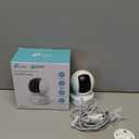 Kasa 2K+ Indoor Pan/Tilt Wired Security Camera - Works as a Baby Monitor & Pet Camera, Motion Detection & Tracking, 2-Way Audio, Night Vision, Subscription-Free Local Storage or Optional Cloud, KC410S (White)