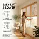 Bamboo Blinds for Interior Windows, Custom Bamboo Shades for Indoor Windows, Roller Shades for Indoor Window and Outdoor Patio, Easy to Install for Decks, Porches, Backyards