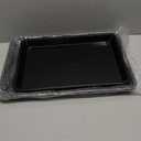 NutriChef 2-Piece Non-Stick Black Cookie Sheets - Versatile & Durable Non-Toxic Carbon Steel Bakeware Sets, Stackable Baking Tray for Cookies, Brownies, Jelly rolls - Oven Safe & Easy Clean