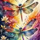 Dragonfly 5D DIY Diamond Painting Kits for Adults, Diamond Art Kits for Beginners, Full Drill Dot Painting Gem Art Kits for Home Wall Decor11.8 x15.7 Inch
