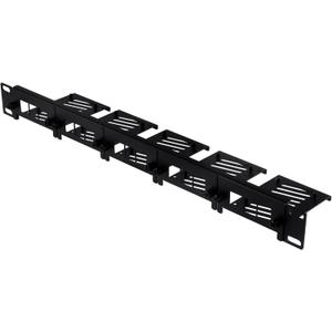 GeeekPi 19 inch 1U Rack Mount for Raspberry Pi 5/4B/3B+/3B, with Removable Front Brackets, Compatible with 19 inch Server Cabinets