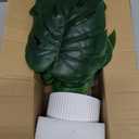 Der Rose 28" Fake Plants Large Artificial Monstera Faux Potted Plants Indoor Tall for Outdoor Living Room House Floor Front Porch Tree Decor