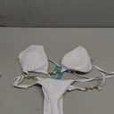 TASHEHE Women's Triangle Thong Bikini Set Sexy String Brazillian Two Piece Swimsuit Cute Bikini Bathing Suit Large