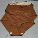 6 Pack Womens Underwear High Waisted Seamless Full Coverage Briefs No Show Ladies Panties (Regular & Plus Size) M