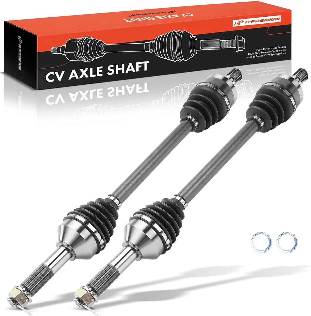 A-Premium Pair (2) Rear CV Axle Shaft Assembly Compatible with Kawasaki Teryx 800 2015, Teryx4 750 2012-2013, Teryx4 800 2014-2015, Left and Right, Replace# 59266-0046