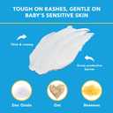 Triple Paste Diaper Rash Cream for Baby - 8 Oz Tub Zinc Oxide Ointment Treats, Soothes & Prevents Diaper Rash, Pediatrician-Recommended Hypoallergenic Formula, Baby Essentials for Daily & Overnight