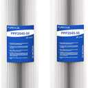 20" x 4.5" Pleated Sediment Water Filter Cartridge 50 Micron 2-Pack