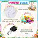 Vinsot Granny Pants Toss Game for Easter, Funny Yard Game for Adults, Outdoor Party Activity with Colorful Eggs