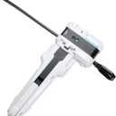 X Winder Launcher with Grip, Only Compatible with Right Spinning X Blade Top, Right X Launcher, Gyro Accessories(White)