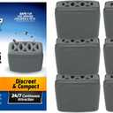 Hot Shot Flying Insect Trap, Discreet, Hassle-Free Trap Attracts, Captures House Flies and Fruit Flies, 24/ 7 Continuous Attraction, No Plug-in Or Electricity Needed, 6 Count