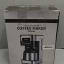 SHARDOR Programmable Coffee Maker with Thermal Carafe, Drip Coffee Machine with Timer, 8-Cup Coffee Pot with Pause & Serve, Regular & Strong Brew, Auto Shut Off, Touch-Screen, Black & Stainless Steel