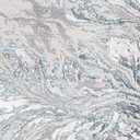 JONATHAN Y Swirl Marbled Gray/Turquoise Runner Rug 2X10 ft, Abstract for Living Room, Bedroom, Kitchen, Office, Easy-Cleaning, High Traffic, Pet-Friendly, Non-Shedding SOR203A-210