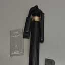 72" Phone Tripod, Tripod for iPhone with Wireless Remote Control, Portable Selfie Stick for iPhone, Live Streaming, Video Recording, Compatible with Cell Phones, Cameras (Deep Black)