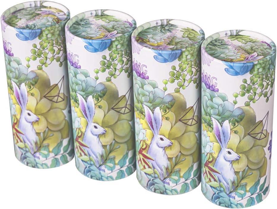 Car Tissue 200 Count Facial Tissues Per Tube Portable Cylinder Box Roll Canned Tissue Cylinder Tissue Boxes for Office Car Home, for Cylinder Car Cup Holder,Plants