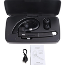 NIBEMINENT Wireless Bluetooth Earpiece Waterproof Lightweight Single Ear BT 5.1 Wireless Handsfree Headset for Business Office Driving