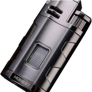 Lighter Fire Windproof Metal Butane Refillable Butane Lighters Men's Nice Gift (Butane Not Included)