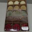 15 Pcs Velvet Christmas Ornaments,Flocked Christmas Ornaments,3.15inch Velvet Christmas Balls Bulk,Neutral Flocked Ornaments,Christmas Ball Ornaments for Xmas Tree Home Holiday Decors (Multicolor)