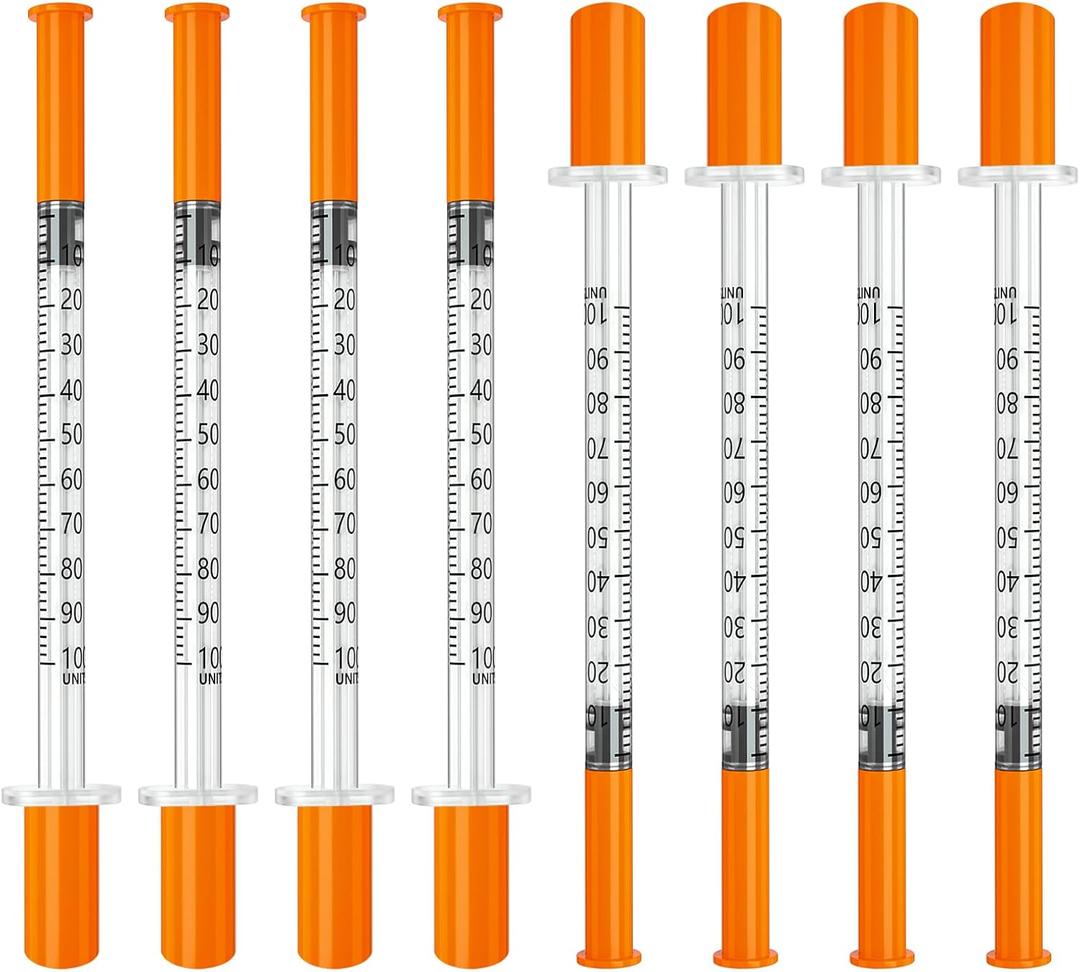 Jeringas, 1ml/cc 30G 5/16" (8mm), 100 Pack
