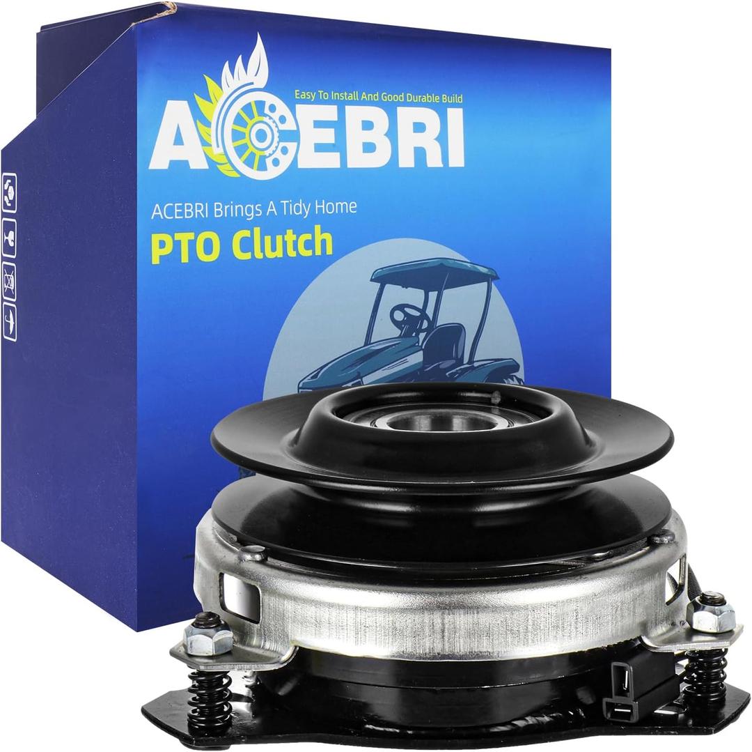 PTO Clutch for Warner for John Deere Hydro 185, F525, F510, LX172, LX173, LX176, LX178, LX186, LX188 Pto Clutch, for John Deere GS25 GS30 GS45 GS75 HD45 180 185 AM125082, AM126710 Mower Clutch