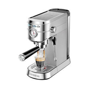 CASABREWS CM5418 Espresso Machine 20 Bar, Compact Espresso Maker with Steam Milk Frother, Stainless Steel Coffee Machine with 34oz Removable Water Tank for Cappuccino, Gift for Women or Men, Silver