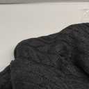 BTFBM Casual Women Fall Sweaters 2025 Long Sleeve Turtleneck Ribbed Knit Pullover Loose Cable Knit Sweater(Black, Medium)