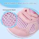 L-RUN Toddler Sneakers Boys Girls Barefoot Summer Walking Shoes Toddler Boy Tennis Shoes Mesh Lightweight