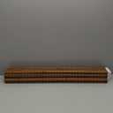 LazBlinds Cordless Bamboo Roman Shades, Privacy Blinds for Interior Windows, Room Darkening Roll Up Bamboo Blinds for Home & Patio, 33.5" W x 64" H, Highfield Teak