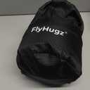 FlyHugz® Neck Travel Pillow | Memory Foam Neck Pillow for Comfort on Airplane | Compact and Ergonomic Design for Travel, Car Rides, and Home Use | Ideal for Adults and Kids