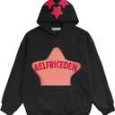 Aelfric Eden Graphic Hoodies for Men Y2K Printed Hoodie Sweatshirt Casual Oversized Long Sleeve Vintage Streetwear Pullover (Small, Aa02-black)