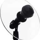 Series Sound Shield for Horns. Great for XLR Mics - Acrylic Plexiglass - Sound Deflector for Trumpet, Trombone, Saxophone - For Home Practice, Live Performanc (10.5" Diameter)
