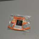 PUPTECK Cat Cone Collar Soft for Neck, Cat Recovery Collar to Stop Licking After Surgery, Adjustable Elizabethan Pet Collar for Small Medium Cats Kittens, Orange S (S - Neck Girth 6-9in, within 6.6lbs)