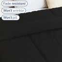 Comforter Queen Size - Down Alternative Duvet Insert - Black, 88" x 88"