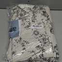 jinchan Linen Floral Curtains 63 Inch Length for Living Room Bedroom Light Filtering Farmhouse Peony Flower Drapes Rustic Window Curtain Set Rod Pocket Back Tab 2 Panels Black