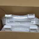 2-Pack Elongated Slow Close Toilet Seats, White Polypropylene (PP) Covers with Never Loosen Feature, Quiet Design for Easy Installation and Cleaning