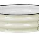 Aoodor 9" Tall 30" Metal Raised Garden Bed, Outdoor Planter Box and Raised Garden Kit for Vegetables, Flowers, Arugula and Herbs, Beige