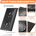 Upgraded JEA7000ADBA Coil Element Cartridge Compatible with Jenn Air Cooktop Replacement Parts, Whirlpool Range Stove Cartridge Assembly JEA7000ADB Kenmore Jenn-Air Electric Cooktop Burner Replacement