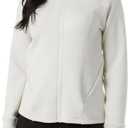 32 Degrees Heat Women's Full Zip Active Tech Jacket (Medium, Tan)