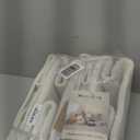 Large Blanket Basket Living Room, Storage Baskets for Organizing, Woven Rope Laundry Basket for Toy Storage, 21.6" x 14.9" x 11.8", White