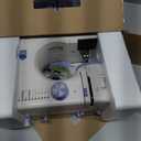 Portable Sewing Machine, Lncludes Beginner Basic Sewing Machine Kit, 12 Stitch Patterns Built-In, Versatile 2-Speed Foot Pedal, Great for Beginners, Adults, Home Use - Blue-GM