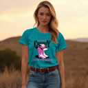 Western Shirts for Women Cowboy T-Shirt If I was A Cowboy I'd Be The Queen Tee Tops