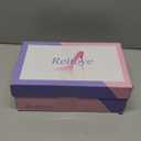 Reitoye Strappy Platform Heels for Women Ankle Strap Chunky Block Heel Square Open Toe Heeled Sandals for Party Wedding Prom Dress (6, Burgundy)