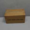 Bread Pan Cast Iron Loaf Pan with Lid Bread Loaf Pan 8.5x4.5 Inch Loaf Pan Enameled Cast Iron Sourdough Loaf Pan, Yellow