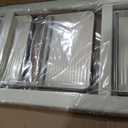 3 Step Ladder, Foldable 3 Step Stool, Cream Chocolate