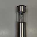 innhom Electric Salt Grinder Pepper Grinder Battery Operated Stainless Steel Pepper Mill Automatic Salt and Pepper Grinder with Adjustable Coarseness, 1 Pack