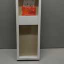 Freezing point Shadow Box Frame 8x25 Flower Shadow Box Pin Display Case Cabinet Picture Frame with Linen Back Memorabilia Awards Medals Badge Bouquet Wedding Memory Box for Keepsakes Long White